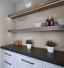 floating shelves kitchen