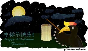 During mooncake festival, children would play with tang lung or laterns. Happy Mid Autumn Festival 2017 Green Sarawak