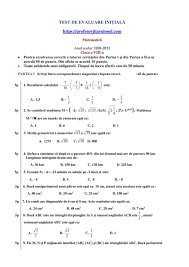 Subiecte si barem evaluare nationala matematica si limba romana, iunie 2020] edu.ro meditatii matematica, romana. Pin On Mate Flavi