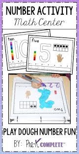 Play Dough Number Fun Activity Perfect For Learning Numbers Counting Quantifying And Number Writing In Preschoo Number Fun Playdough Numbers Preschool Math