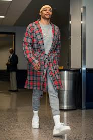 He plays point guard for the oklahoma city thunder, and is considered to be one of the nba's best players, no holds barred. Russell Westbrook S Wildest Weirdest And Most Stylish Pregame Fits Nba Fashion Russell Westbrook Fashion Mens Fashion Sweaters