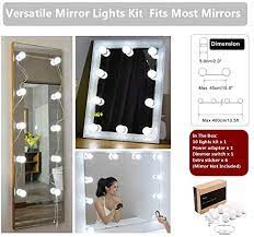 Wayfair.com has been visited by 1m+ users in the past month Waneway Vanity Lights For Mirror Diy Hollywood Lighted Makeup Vanity Mirror With Dimmable Lights Stick On Led Mirror Light Kit For Vanity Set Plug In Makeup Light For Bathroom Wall Mirror 10 Bulb