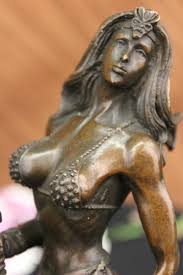 Hand Made Nude Female Amazon warrior Hippolyta Goddess Mythological Bronze  Sale | eBay