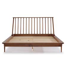 Bowery hill solid wood spindle queen headboard in gray $169.45. Walker Edison Furniture Company Solid Wood Modern Caramel Queen Spindle Bed Hdqspinca The Home Depot