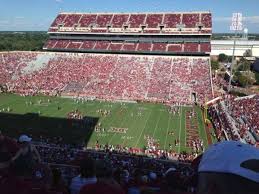 gaylord memorial stadium section 102 home of oklahoma sooners