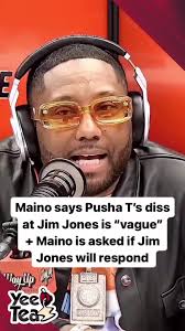 #Maino says #PushaT diss at #JimJones is "vague" #hiphop #ayooobones  #hiphopculture #hiphopculture #realhiphop #hiphoplegends #50YEARSOFHIPHOP