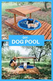 How To Build A Shaded Dog Pool Dog Pool Dog Pool Diy Dog Backyard