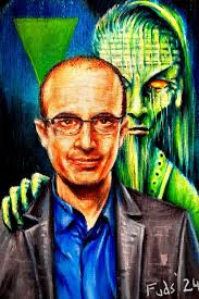 Professor Yuval Noah Harari* with his Djinn*** (oil