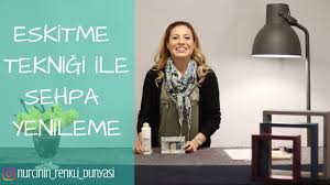 Eskitme Teknigi Nasil Yapilir Sehpa Yenileme Hazir Transfer Uygulamasi Youtube