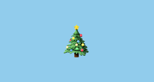 If you need a finishing touch to your decor to fully reflect the holiday. Christmas Tree Emoji