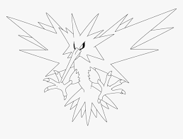 Visit our page for more coloring! Of By Inukawaiilover On Pokemon Zapdos Coloring Pages Hd Png Download Kindpng