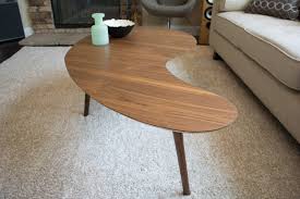 Amazon's choice for kidney shaped coffee table. Mid Century Modern Coffee Table Walnut Kidney Bean Extra Etsy