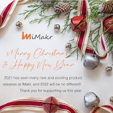 We Will Close On Christmas Day 2022 Imakr On Twitter: "Imakr Wishes You A Very Merry Christmas And A Happy New  Year! We Can't Wait To Show You What New, Innovative Product Releases We  Have Lined Up For 2022.
