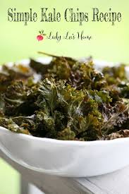 An Easy Simple And Quick Kale Chips Recipe A Healthy Snack And Alternative To Store Bought Potato Chips Kale Chip Recipes Recipes Kale Chips