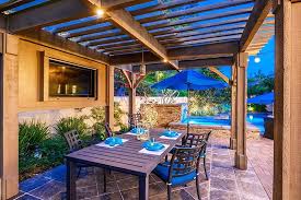 Check out these beautiful summer backyard patio ideas including furniture and design inspiration, composite decking, privacy screen and more! Outdoor Tv Ideas Design Gallery Designing Idea