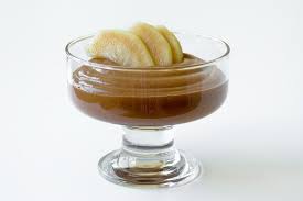 Chocolate Pudding With Poached Pears Schokoladen Pudding Schokoladenpudding Pochierte Birnen