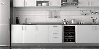 This cooler is sleek with black cabinet inside and a curved stainless steel handle to add to its aesthetics. Ideas For Installing A Built In Wine Cooler In Your Kitchen