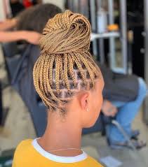 50 Incredible Natural Hairstyles For Black Women Braided Hairstyles Hair Styles Blonde Box Braids