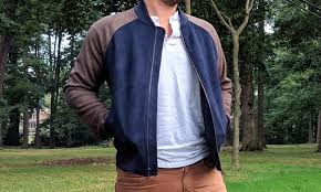 In Review Banana Republic Vegan Suede Bomber Jacket
