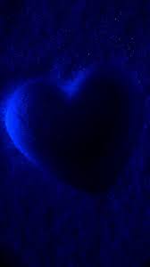 Heart Dark Light Surface Blue Wallpaper Iphonewallpaper Phonebackgrounds Phonewallpaper Iphonewal Dark Wallpaper Dark Blue Wallpaper Blue Wallpapers