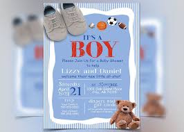 Free baby shower flyer templates any parents want to make the birth of their child special. Boy Baby Shower Invitation Archives Flyerthemes