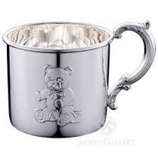 Empire Sterling Silver Teddy Bear Baby Cup Silver Baby Gifts Baby Cups New Baby Products