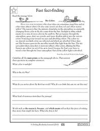 Students and teachers of class 7 english can get free printable worksheets for class 7 english in pdf format prepared as per the latest syllabus and examination pattern in your schools. 4th Grade Reading Worksheets Word Lists And Activities Greatschools