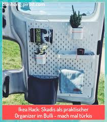 Ikea Hack Skadis Als Praktischer Organizer Im Bulli Mach Mal Turkis Als Bulli Hack Ikea Mach Ma In 2020 Verbouwde Kampeerwagens Camper Interieur Camper Ideeen