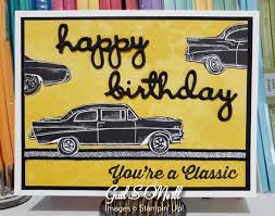 Geared Up Garage Stampin Up Masculine Birthday Cards Birthday Cards For Men Masculine Cards