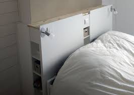 Magnifique Tete De Lit Ikea Avec Rangements En Diy Tete De Lit Ikea Lit Ikea Tete De Lit Avec Rangement