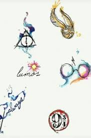 Harry potter and the goblet of fire; Potter Symbols Cool Harry Potter Drawing Ideas Novocom Top