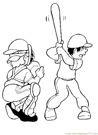 Print and color spring pdf coloring books from primarygames. Boy Baseball Coloring Page For Kids Free Baseball Printable Coloring Pages Online For Kids Coloringpages101 Com Coloring Pages For Kids