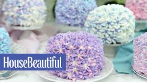You Need To See The Trick To Creating This Stunning Hydrangea Cake House Beautiful Youtube