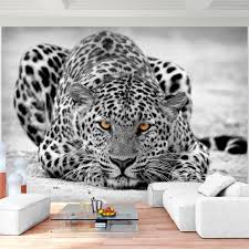 Fototapeten Leopard 352 X 250 Cm Amazon De Baumarkt 3d Tapete Tapete Wohnzimmer Tapeten Wandbilder