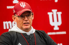 Indiana Hoosiers football coach Tom Allen
