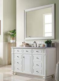 James martin vanities is a homeowner favorite! James Martin Bristol Single 48 Inch Transitional Bathroom Vanity Bright White