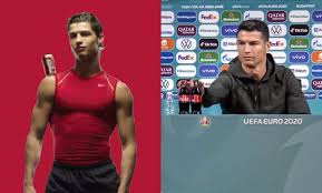 His snub led the championship's sponsor to lose billions in market value. Cristiano Ronaldo S Coca Cola Snub Cost The Brand 4 Billion Now The Internet Has Found His Old Coca Cola Ad Culture