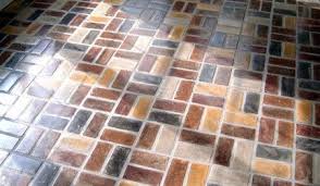 Lay A Natural Brick Floor Sealing The Bricks Is Essential As You Want To Be Able To Keep The Floor Clean At All Times Brick Flooring Flooring Chicago Brick