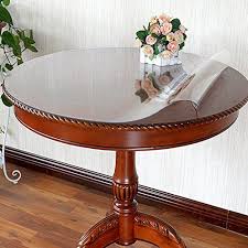 Lovepads Custom Round 1 5mm Thick Clear Pvc Table Top Pro Https Www Amazon Com Dp B076szkg18 Ref Cm Sw R Round Table Covers Table Dining Table Protection