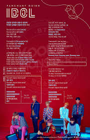 Idol Bts Fanchant Hangul Bts Song Lyrics Bts Wallpaper Lyrics Bts Lyric