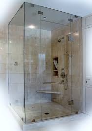 More images for frameless shower door transom » Right Angled Steam Enclosure Shower Doors New York City Frameless Shower Doors In Brooklyn