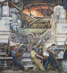 Detroit Industry Murals Production And Manufacture Of Engine And Transmission Detroit Industry North Wall Automotive Panel Detail 1000museums Diego Rivera Art Diego Rivera Detroit Institute Of Arts