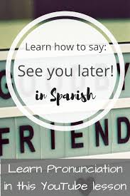 When i see you again. Learn How To Pronounce This Correctly In This Youtube Short Video And Learn A Lot More Phrases I Spanish Lessons For Beginners How To Pronounce Spanish Lessons