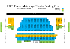 Pace Center Seating Chart Theatre In Denver