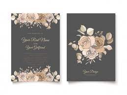 Download Elegant Floral Wedding Invitation Template For Free Wedding Invitation Card Template Wedding Invitation Templates Beautiful Wedding Invitations