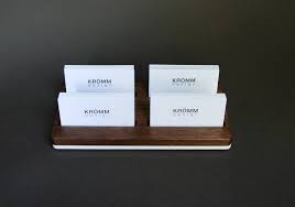 Get it as soon as wed, jul 7. Wood Two Row Business Card Holder For Front Desk Wood Business Card Stand Multiple Business Card Display Walnut Wood Card Holder