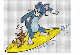 Kanavice Tom Ve Jerry Ornekleri 12 Cat Cross Stitches Cross Stitch Stitch Cartoon