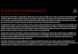 Scorpio Quotes Happy Birthday To All The November 11 Facebook