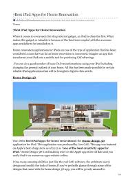 These are the absolute best ipad apps available right now, from productivity apps to apps for traveling, reading, listening to music, and more. 7best Ipad Apps For Home Renovation By Workfromhomes Issuu