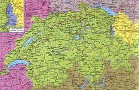 Швейцария расположена в западной европе. Podrobnaya Karta Shvejcarii S Gorodami Na Russkom Yazyke Webmandry Com